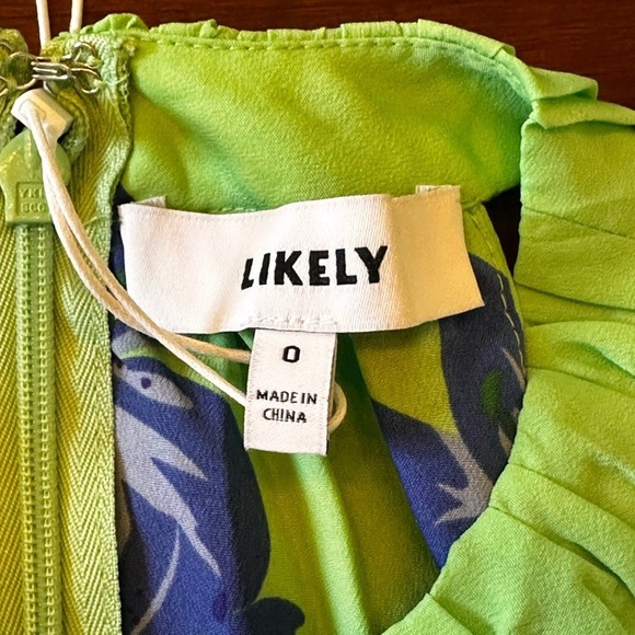 Likely NWT SZ O Karrica Green and Blue Floral  midi/ maxi Dress‎ - Picture 9 of 16